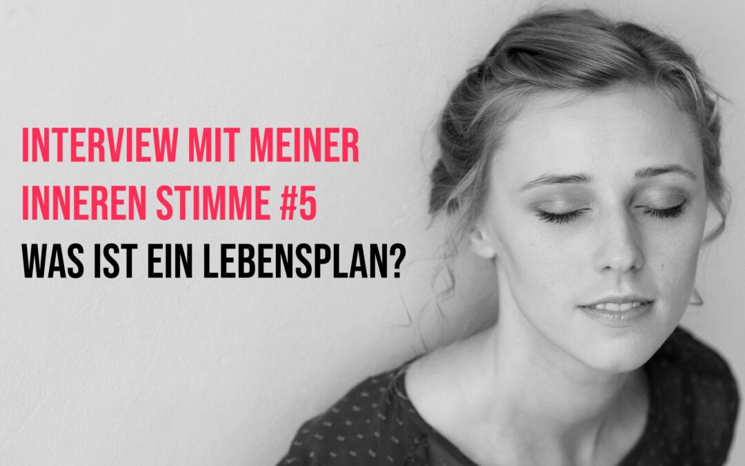 Interview mit meiner Inneren Stimme #5: Was ist ein Lebensplan?